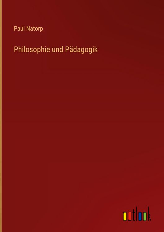 Produktbild: Philosophie und P&auml;dagogik