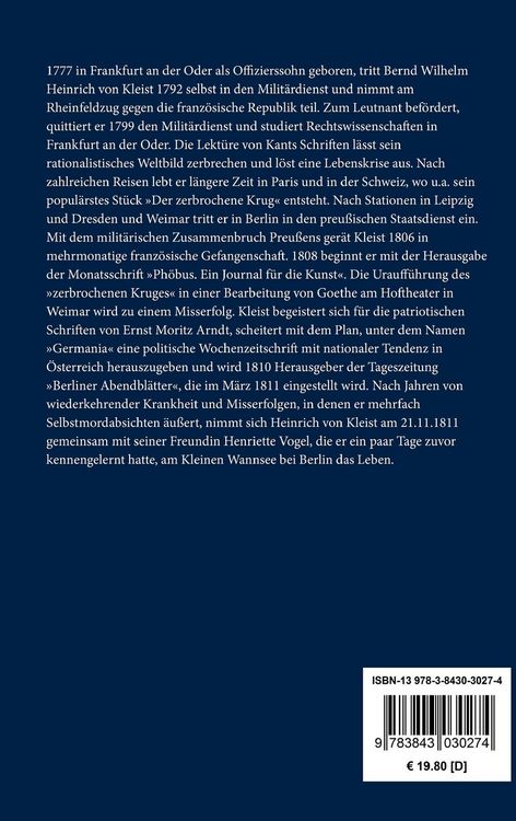 Produktbild: Das Erdbeben in Chili / Die Verlobung in St. Domingo