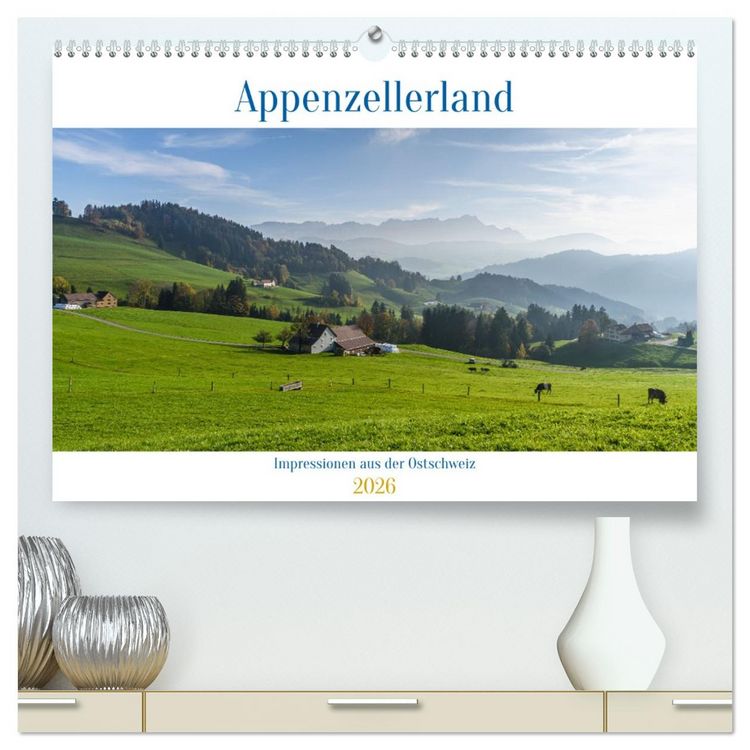 Produktbild: Appenzellerland (hochwertiger Premium Wandkalender 2026 DIN A2 quer), Kunstdruck in Hochglanz
