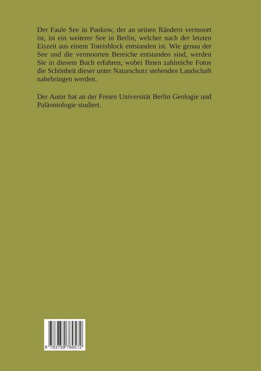 Produktbild: Der Faule See in Pankow