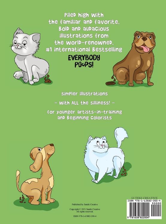 Produktbild: The Everybody Poops Coloring Book for Mighty Poopers!