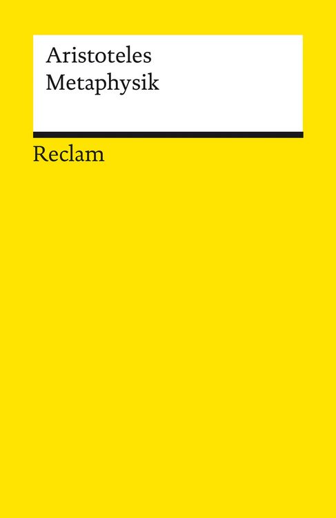 Produktbild: Metaphysik