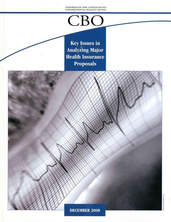 Produktbild: Key Issues in Analyzing Major Health Insurance Proposals