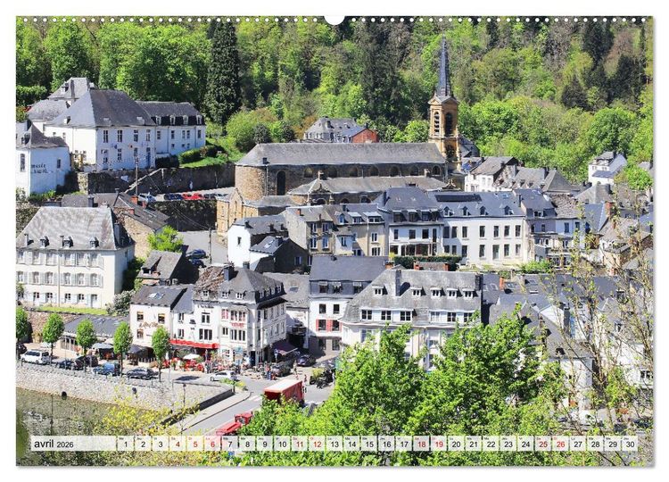 Produktbild: Circuit en Wallonie (Calendrier mural 2026 DIN A2 vertical), CALVENDO calendrier mensuel