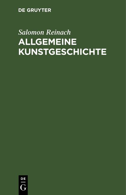 Produktbild: Allgemeine Kunstgeschichte