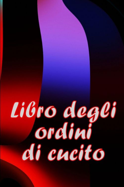 Produktbild: Libro degli ordini di cucito