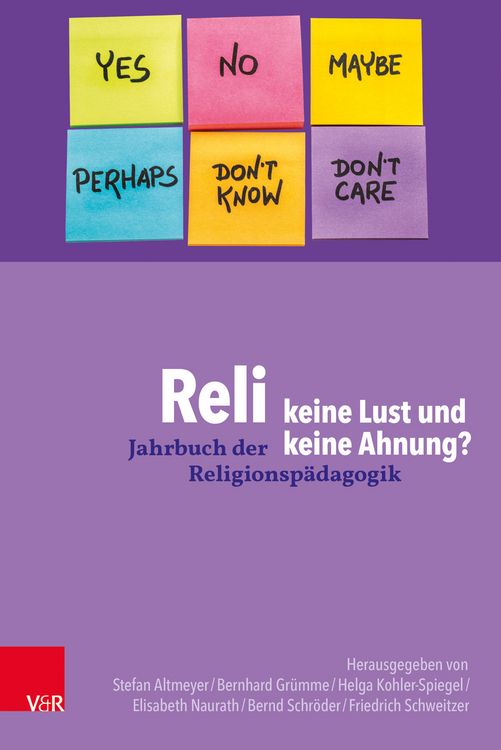 Produktbild: Reli &ndash; keine Lust und keine Ahnung?