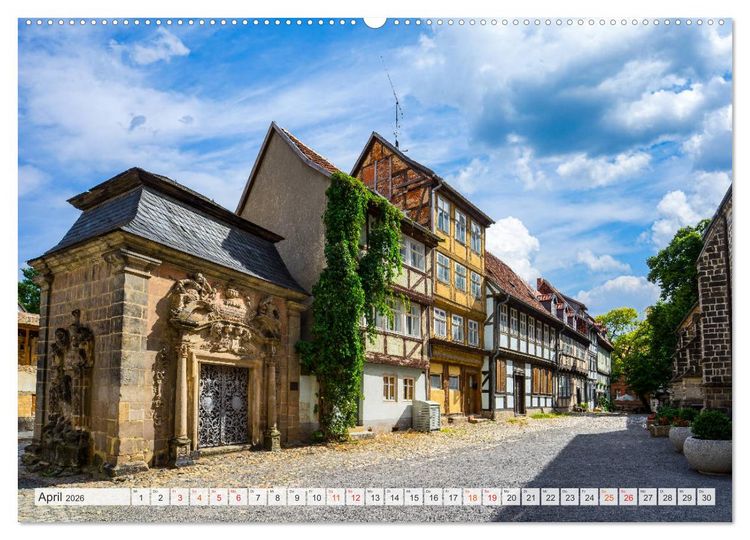 Produktbild: Quedlinburg Impressionen (Wandkalender 2026 DIN A2 quer), CALVENDO Monatskalender