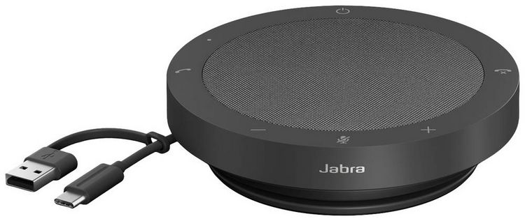 Produktbild: Jabra Speak2 40 UC Konferenztelefon USB-C&reg;, USB-A Dunkelgrau