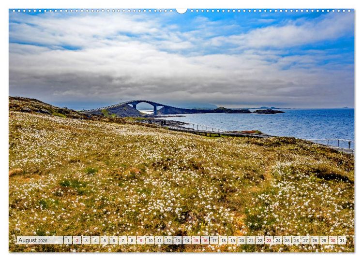 Produktbild: Vom Nordkap zum S&uuml;dkap (Wandkalender 2026 DIN A2 quer), CALVENDO Monatskalender