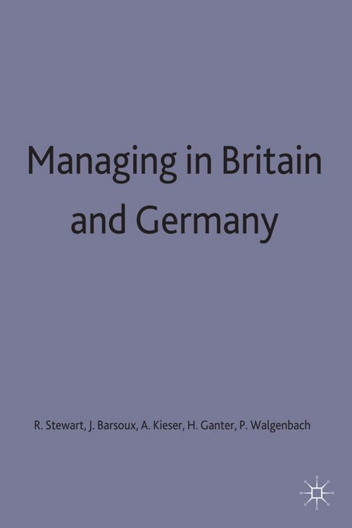 Produktbild: Managing in Britain and Germany