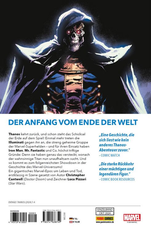 Produktbild: Thanos: R&uuml;ckkehr des wahnsinnigen Titanen