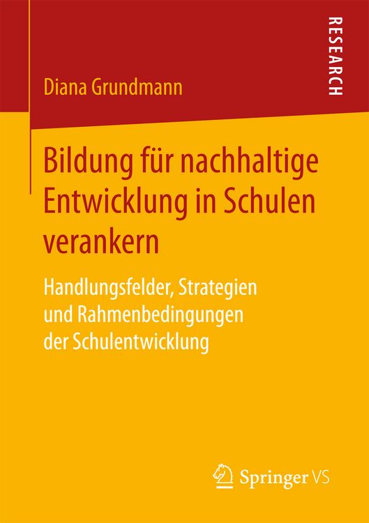 Produktbild: Bildung f&uuml;r nachhaltige Entwicklung in Schulen verankern