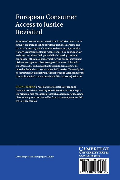 Produktbild: European Consumer Access to Justice Revisited