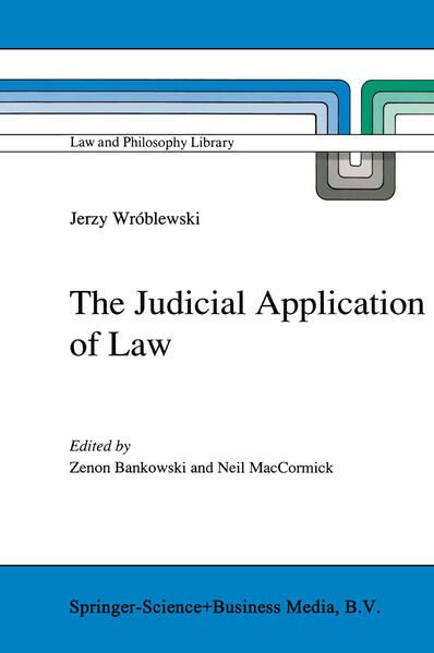 Produktbild: The Judicial Application of Law