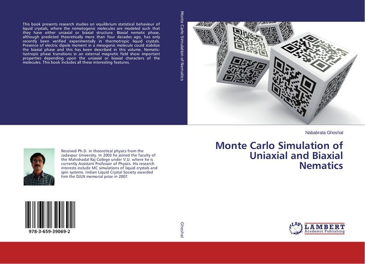 Produktbild: Monte Carlo Simulation of Uniaxial and Biaxial Nematics
