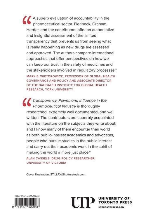 Produktbild: Transparency, Power, and Influence in the Pharmaceutical Industry
