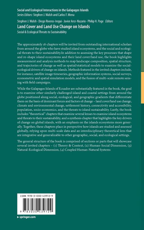 Produktbild: Land Cover and Land Use Change on Islands