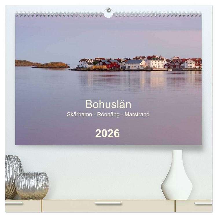 Produktbild: Bohusl&auml;n. Sk&auml;rhamn - R&ouml;nn&auml;ng - Marstrand (hochwertiger Premium Wandkalender 2026 DIN A2 quer), Kunstdruck in Hochglanz
