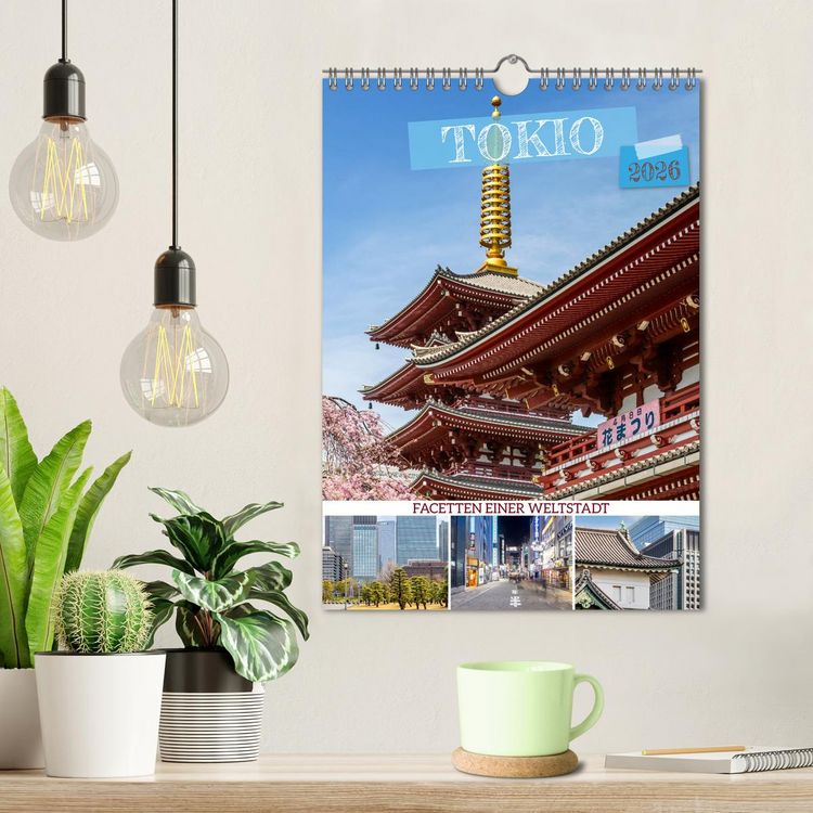Produktbild: Tokio - Facetten einer Weltstadt (Wandkalender 2026 DIN A4 hoch), CALVENDO Monatskalender