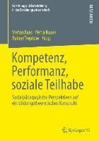 Produktbild: Kompetenz, Performanz, soziale Teilhabe
