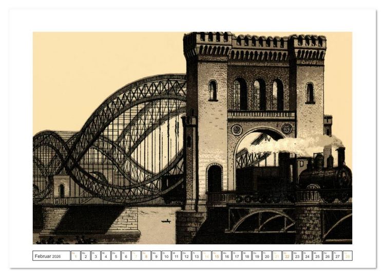 Produktbild: Hamburg: Die Hafenstadt auf historischen Stichen (Wandkalender 2026 DIN A2 quer), CALVENDO Monatskalender