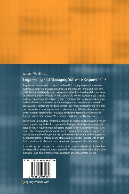 Produktbild: Engineering and Managing Software Requirements