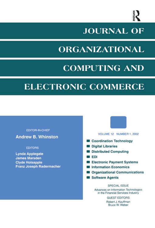 Produktbild: Advances on information Technologies in the Financial Services industry