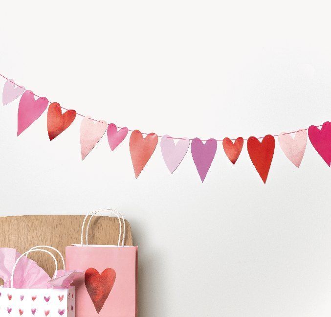 Produktbild: Girlande, Liebe, Herzen