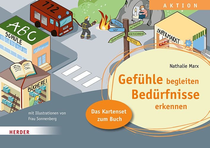 Produktbild: Gef&uuml;hle begleiten, Bed&uuml;rfnisse erkennen in der Ganztagsschule.&nbsp;Das Kartenset zum Buch