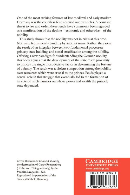Produktbild: State and Nobility in Early Modern Germany
