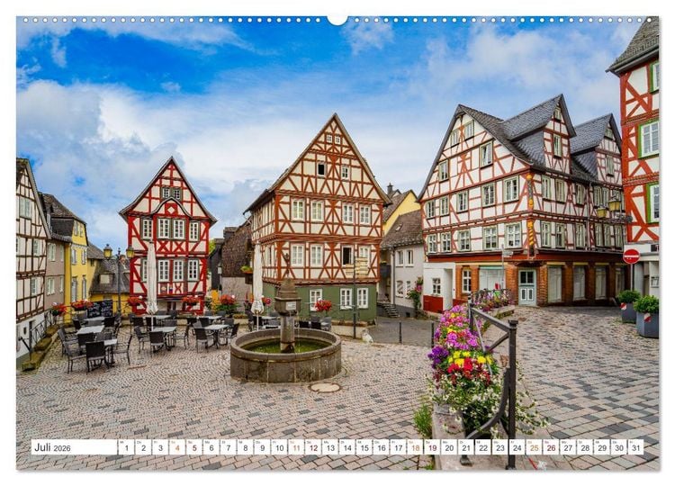 Produktbild: Hessen Impressionen (hochwertiger Premium Wandkalender 2026 DIN A2 quer), Kunstdruck in Hochglanz