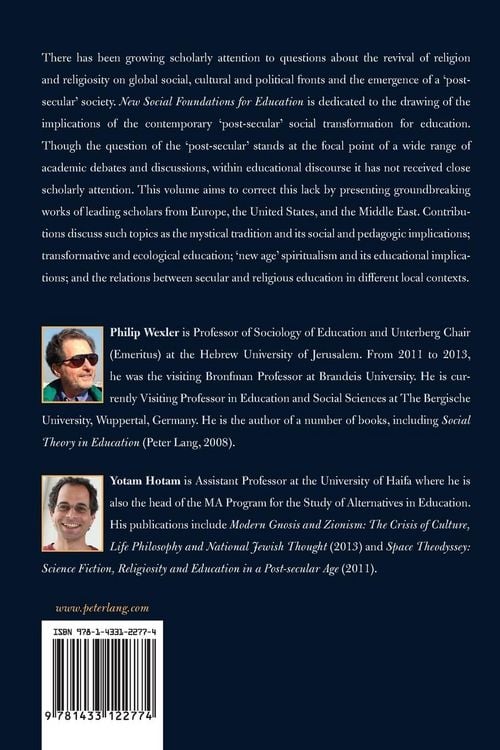 Produktbild: New Social Foundations for Education