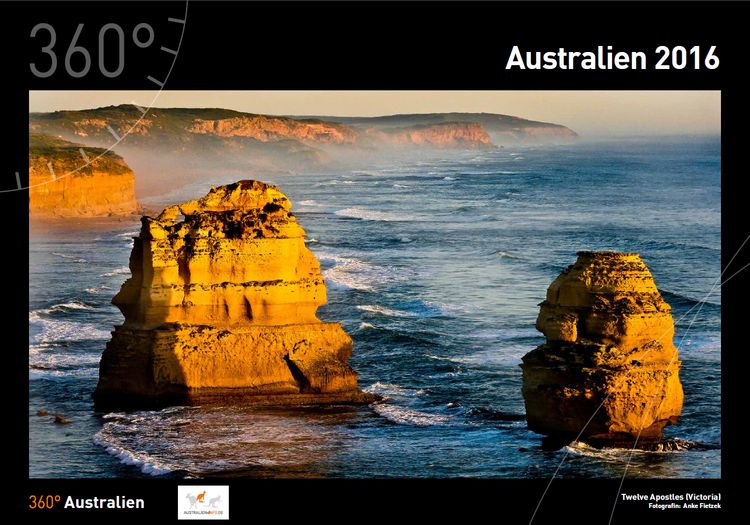 Produktbild: 360&deg; Australien Kalender 2016