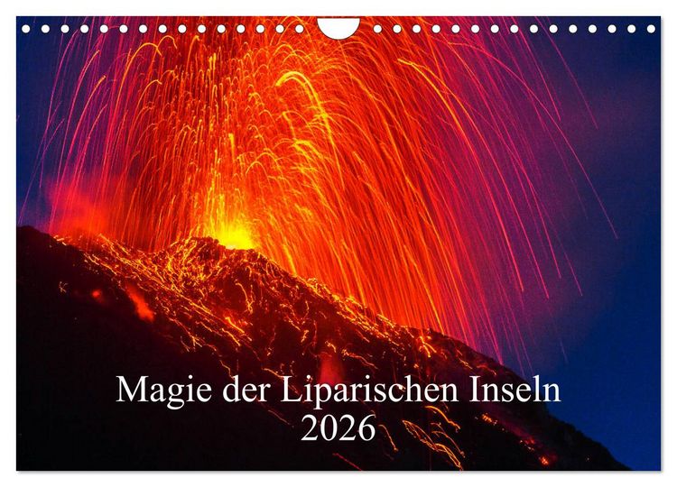 Produktbild: Magie der Liparischen Inseln 2026 (Wandkalender 2026 DIN A4 quer), CALVENDO Monatskalender