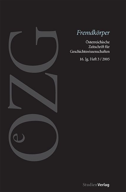 Produktbild: &Ouml;sterreichische Zeitschrift f&uuml;r Geschichtswissenschaften 3/05