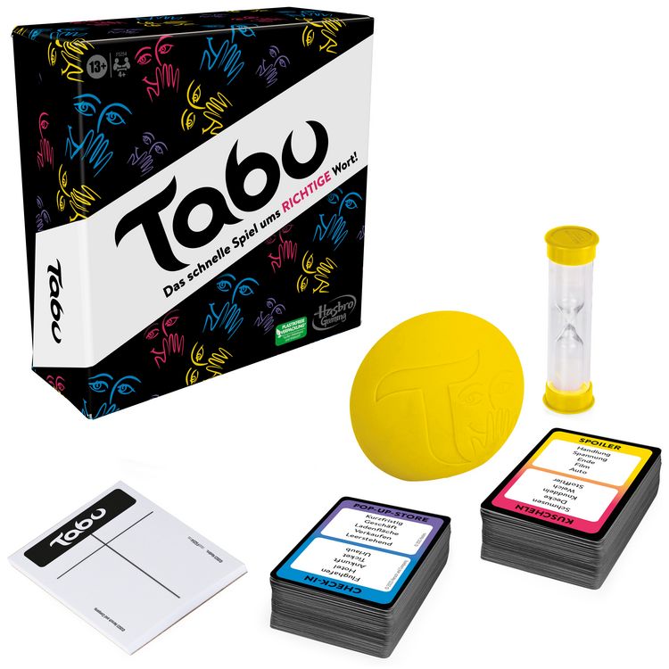 Produktbild: Hasbro 5254100 - Tabu, Partyspiel, W&ouml;rterspiel