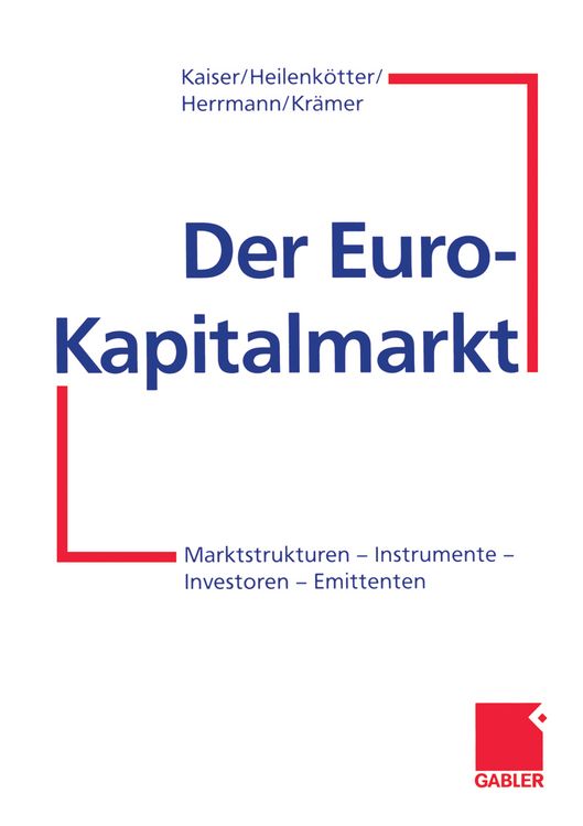 Produktbild: Der Euro-Kapitalmarkt