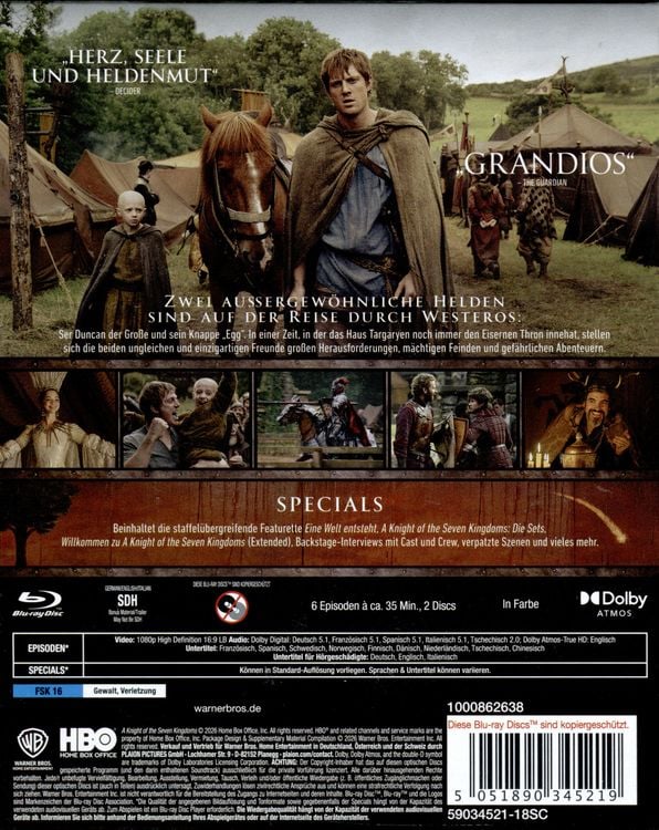 Produktbild: A Knight of the Seven Kingdoms - A Game of Thrones Tale - Staffel 1 [2 BRs]