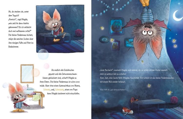 Produktbild: Die kleine Fledermaus Wegda: Schlaf gut, kleine Fledermaus Wegda!