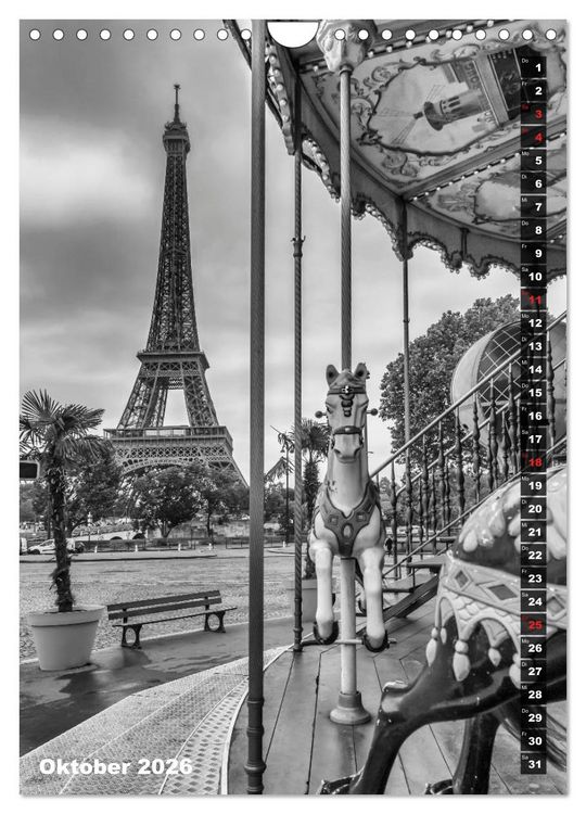 Produktbild: STADTBILDER Monochrome Momente (Wandkalender 2026 DIN A4 hoch), CALVENDO Monatskalender