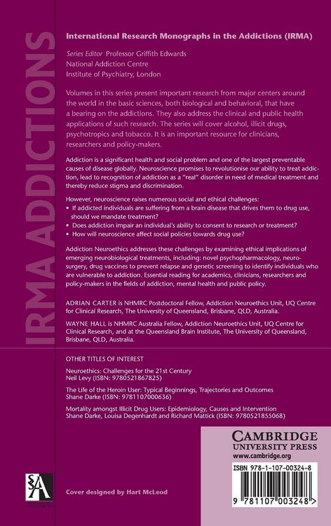 Produktbild: Addiction Neuroethics
