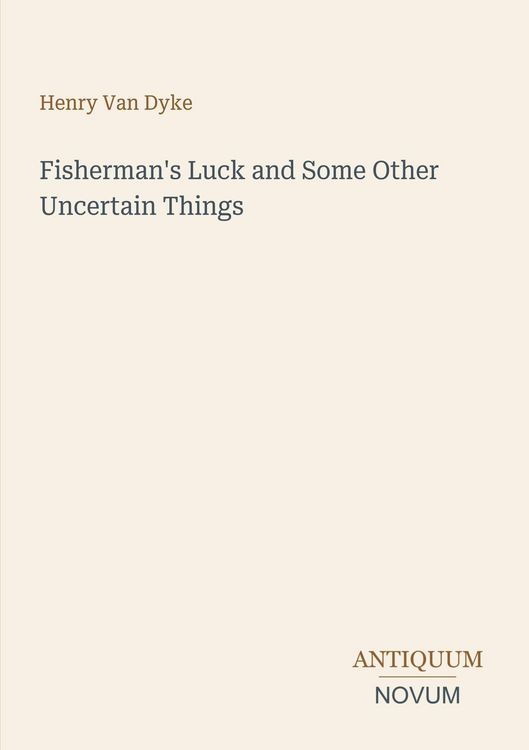 Produktbild: Fisherman's Luck and Some Other Uncertain Things