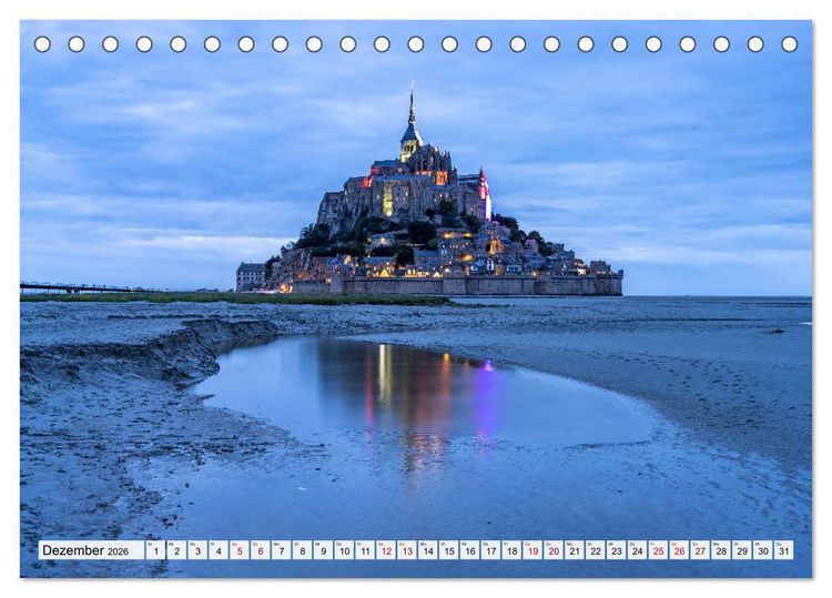 Produktbild: Traumhaftes Frankreich (Tischkalender 2026 DIN A5 quer), CALVENDO Monatskalender