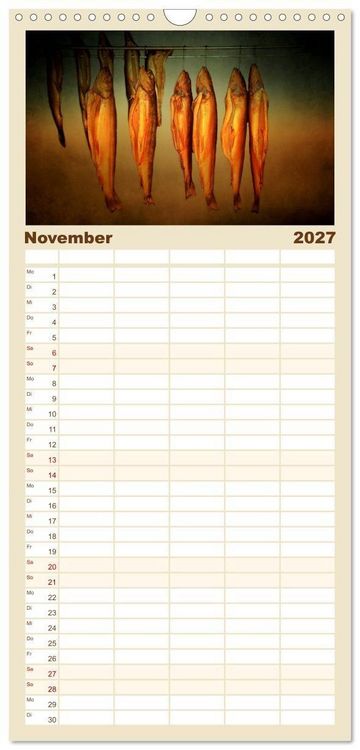 Produktbild: Familienplaner 2027 - Der K&uuml;chenkalender mit 5 Spalten (Wandkalender, 21 x 45 cm) CALVENDO