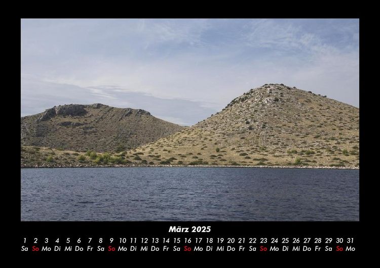 Produktbild: Landschaftskalender 2025 Fotokalender DIN A3