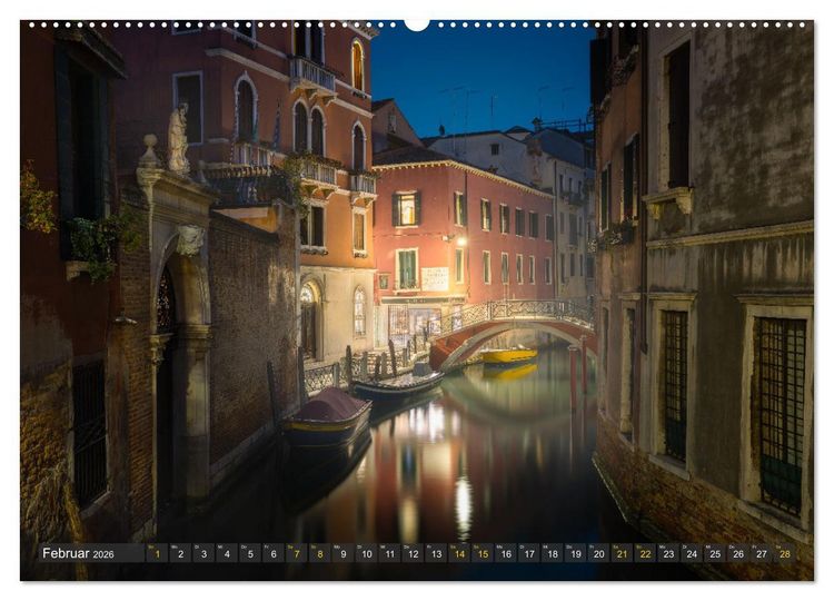 Produktbild: Malerisches Venedig (hochwertiger Premium Wandkalender 2026 DIN A2 quer), Kunstdruck in Hochglanz