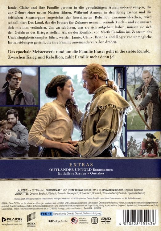 Produktbild: Outlander - Season 7 [6 DVDs]