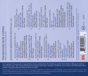 Produktbild: Thomanerchor Leipzig: Great Bach Tradition