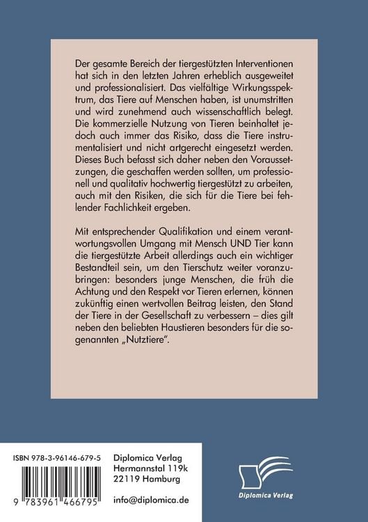 Produktbild: Tiergest&uuml;tzte Interventionen unter tierschutzrelevanten Aspekten. Voraussetzungen - Risiken - Chancen